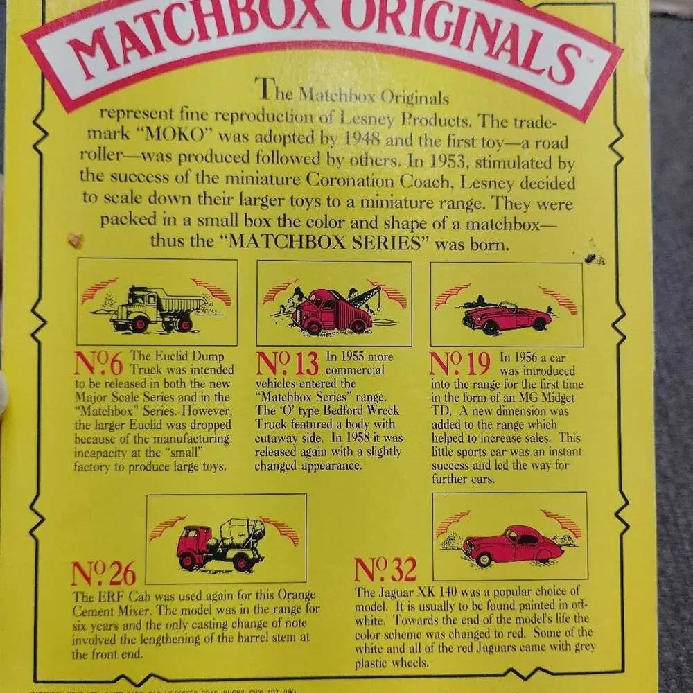 Matchbox Originals Jaguar XK140 Black Collector Series II Limited Edition